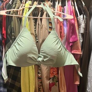 Shade & Shore Light Green Bikini Top